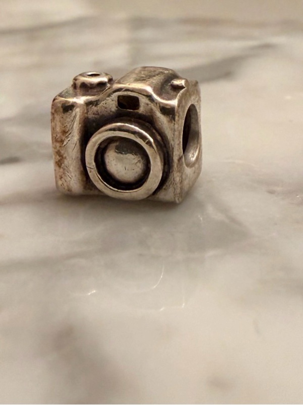 Retired Silver Camera Charm Bead for pandora